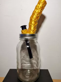 Skull Mason Jar Bong