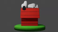 Snoopy On Doghouse (Peanuts)
