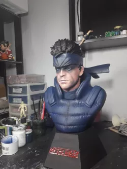 Solid Snake bust