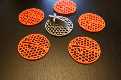 SpaceX Hex coaster set