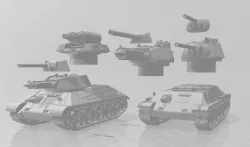 T-34 Variants for Dust Warfare 1947
