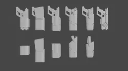 Tau pistol bits.