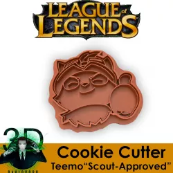 TEEMO EMOTE COOKIE CUTTER / LEAGUE OF LEGENDS