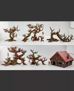 Terrain Scenery - Cursed Forest Pack