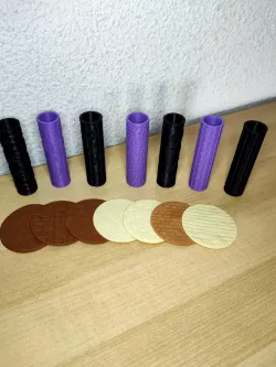 TEXTURE ROLLERS PACK FOR POLYMER CLAY
