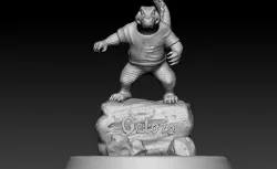 The Florida Gators football - Wood CNC 3D print model