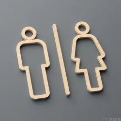 TOILET SIGN RESTROOM