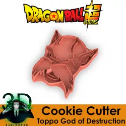 TOPPO GOD OF DESTRUCTION COOKIE CUTTER / DRAGON BALL SUPER