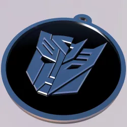Transformers Both Factions Keychain