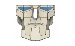 Transformers Ears and Face for Alpha2Turbo Titans Return Fortress Maximus printable Cerebros