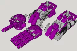 TRANSFORMERS MENASOR COMBINER WARS feet IDW