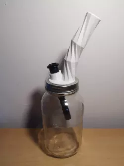 Twisted Mason Jar Bong