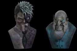 Two face and penguin