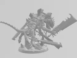 Tyranid Warriors Female One Page Poxy PINUP War Games 1-4 Models