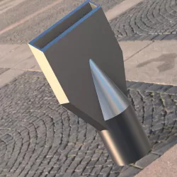 Vacuum cleaner nozzle "sucker" with air vacuum