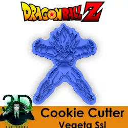 VEGETA SSJ COOKIE CUTTER / DRAGON BALL Z