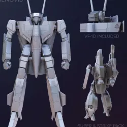 VF-1 Valkyrie Battroid Mode (incl. FAST Packs)