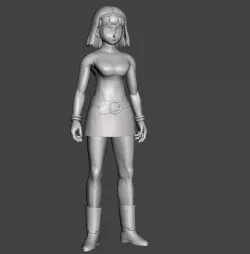 Videl Dragon Ball Super 3D Model