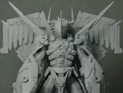 Wargreymon 3D print model 3D
