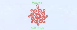 Waves earrings