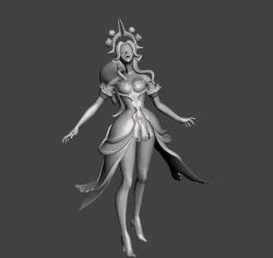 Withered Rose Syndra 3D Model