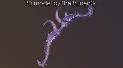 World of Warcraft Sylvanas Bow 3D print model