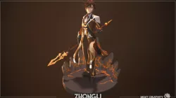 Zhongli - Genshin Impact 3D print model