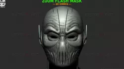 Zoom Flash Mask - Hunter Zolomon Cosplay - DC Comics 3D print model