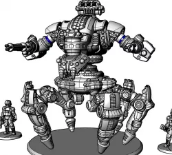 28MM PROJECT RAPTOR FAST ATTACK COMBAT WALKER-RAPTOR K