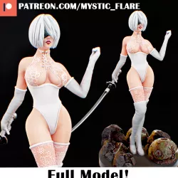 2B - Nier Fanart (3d Print Model )