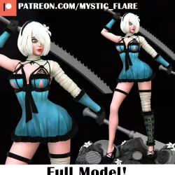 2B with Kaine's Outfit