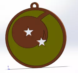 2D Sphere of 2 Dragon ball stars
