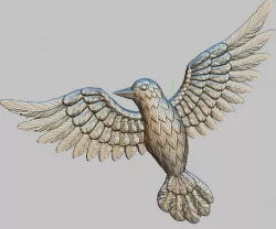 3D STL & OBJ bird