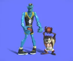 90s Space Jam Figures - 3D SCAN