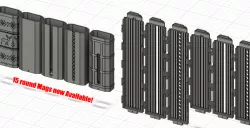 Adventurer Mags: Half Dart Mags By Vulkan for Nerf