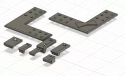 Assortment of clips and brackets