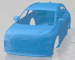 Audi Q4 e Tron S Line 2022 Printable Body Car