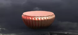 Baroque Shell Statue base 1