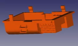 battery trunk patch for the ROCO SNCB CFL big nose cone