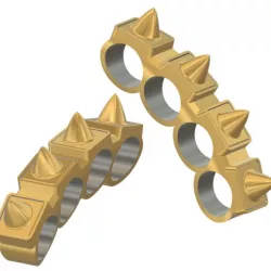 Black Krrsantan Knuckle Dusters
