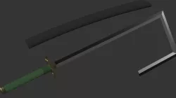 Bleach - Izuru Kira Wabisuke Zanpakuto Sword - Scabbard