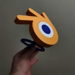 Blender Logo (3 Parts + Stand)
