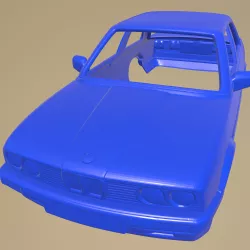 bmw 3 series e30 coupe1990 printable car body