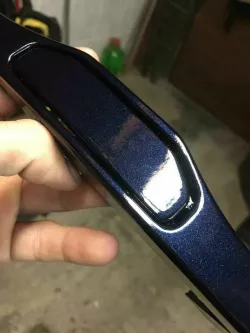 BMW e46 NFL headlight washer cover