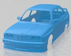 BMW M3 E30 1985 Printable Body Car
