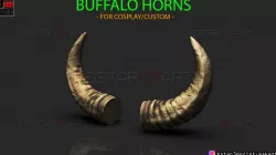 Buffalo Horns - Satan Horns - Demon Horns