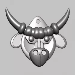 bull model 3D STL