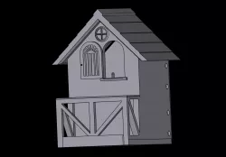 Cabin Bird House