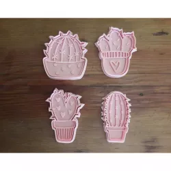 cactus cookie cutter set