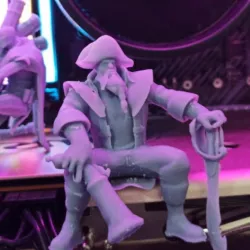 Captain Gangplank Seated - League of Legends